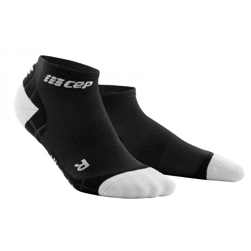 ultralight-compression-low-cut-socks-women CEP ultralight compression low cut socks - women - black/light grey - str: 40-43 - Billede 1