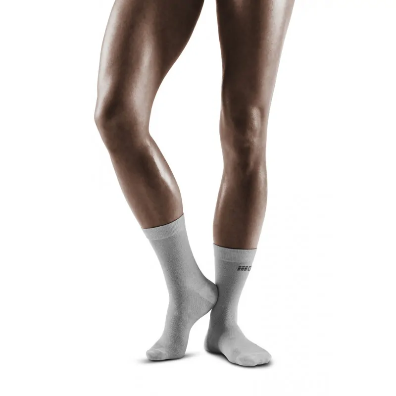 CEP allday recovery compression merino mid-cut socks - women - light grey - str: 40-43 - Billede 1